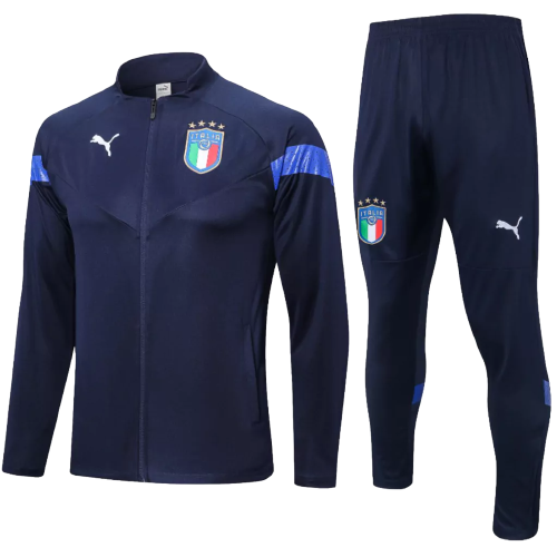 Agasalho de Viagem Seleção Itália - Masculino - Azul Marinho